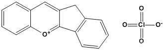 11H-Benz[b]indeno[2,1-e]pyrylium, perchlorate